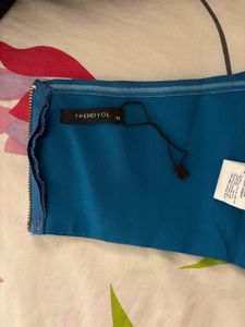 Vibrant Blue Corset Top