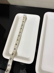 Set of 3 White Trays
