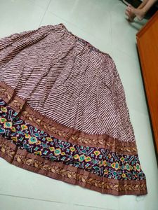 Beautiful Striped Chaniya Skirt