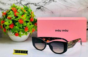 Miu Mi Black Cat-Eye Sunglasses