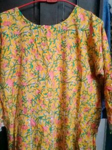 Elegant Printed Anarkali Suit