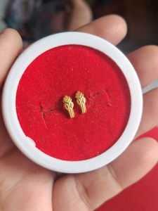 Elegant Gold Stud Earrings