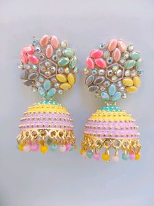 Multicolour Jhumki For Girls/Women