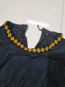 beautiful black kurti