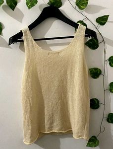 Cream Tank Top