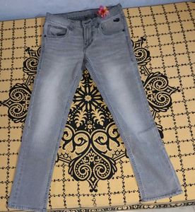 🎀 Grey Wash Denim Jeans 🎀