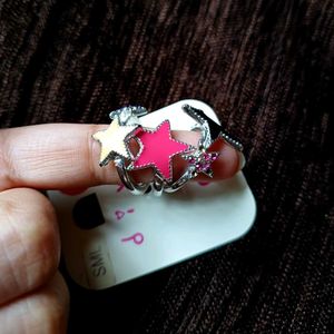 Set of 3 - Cute Star Rings