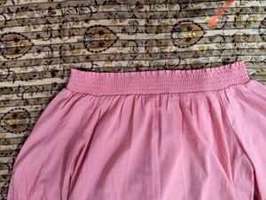Pink Off-the-Shoulder Blouse