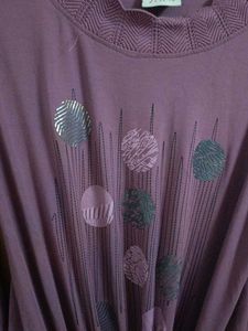 Twisted Front Purple Top