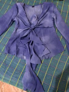 Boho Tie-Front Blouse