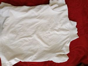 Men's White Print Polo T-Shirt