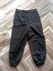 Women's Cotton Cargo (Black)