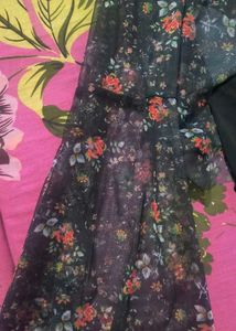 Floral Sheer Top - Mango