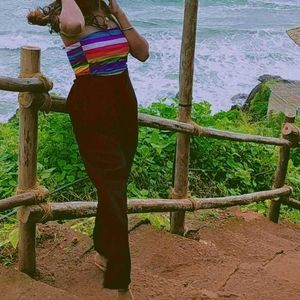striped tube top