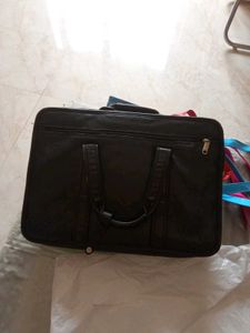 Classic Black Briefcase Bag