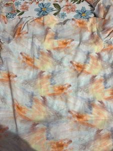 Flowy Abstract Print Top