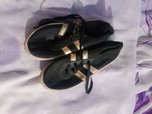 Black & Gold Sneakers