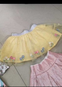 Cute Girls' Skirt Set