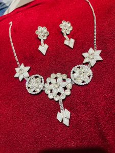 Branded American Diamond Necklace New With Tag😍