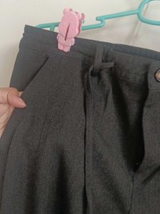 Unisex Dark Grey Casual Trousers