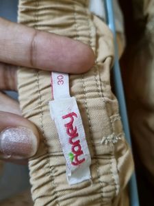 Biscuit Colour Cargo Pants