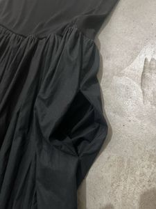 Black pleated dress with Stretch Bodice