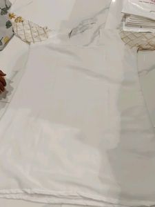 Beautiful White &amp; Yellow Kurta Set
