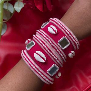 Handmade Rajasthani Bangles with Shells &amp; Mirrors�