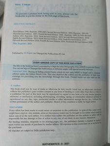 Mathematics Class X by R.D. Sharma