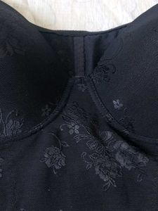 Black Floral Lace Trim Shapewear Camisole