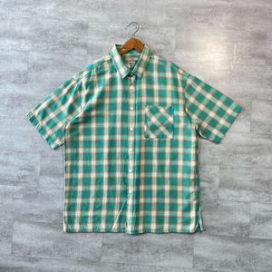 Men's Plaid Short Sleeve Shirt