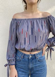Off-Shoulder Crop Top