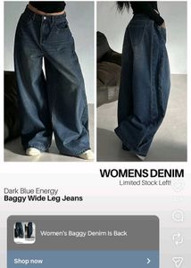 Baggy Blue Denim Jeans
