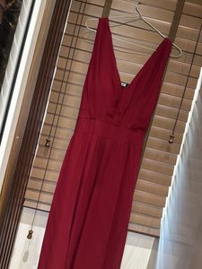 Elegant Deep V-Neck Maxi Dress