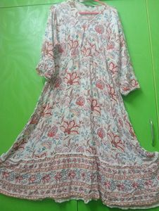 zudio Bohemian Floral Print Maxi Dress