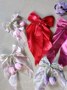 🇯🇵Set of Satin Bow Hair Accessories