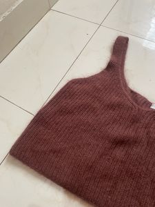 Coffee brown crop Top