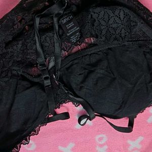 Lace Bralette -🤎 Black