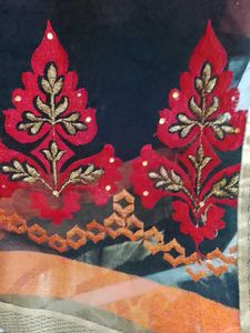 Designer Saree with Embroidery