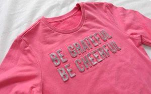 Pink Graphic Sweatshirt