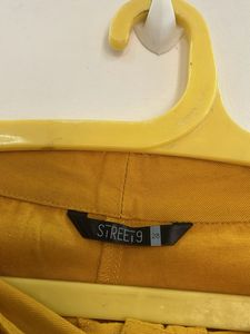 Mustard Cargo Pants with Straps