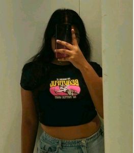 Black Crop Top