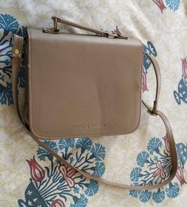 Chic Taupe Crossbody Bag