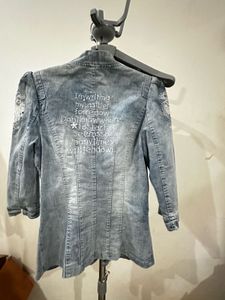 Stylish Denim Blazer Jacket