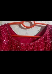 Pink Embellished Salwar Kameez Set