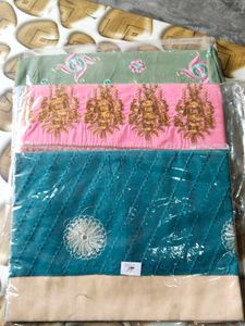 combo of 3 suits with dupatta and bottom