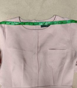 Light Pink A-Line Midi Dress