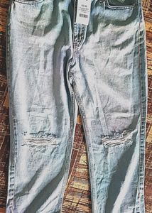 Na-kd Heavily Distressed Straight Fit Jeans