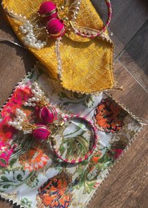 Set of 2 Bandhani Duppattas