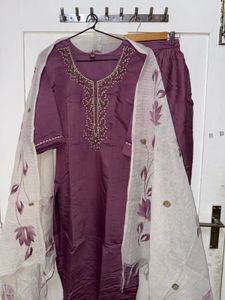 Beads And Stone Work Kurta set